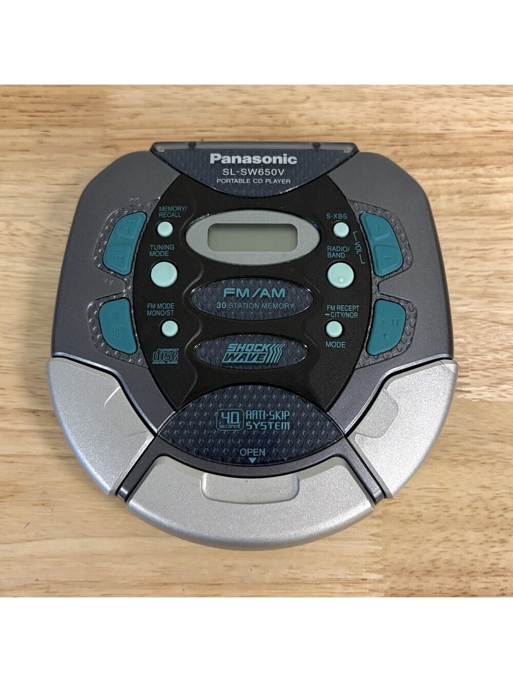 Vintage Panasonic SL-SW650V Discman. Walkman? AM/FM, S-XBS, Anti-Shock, Japan